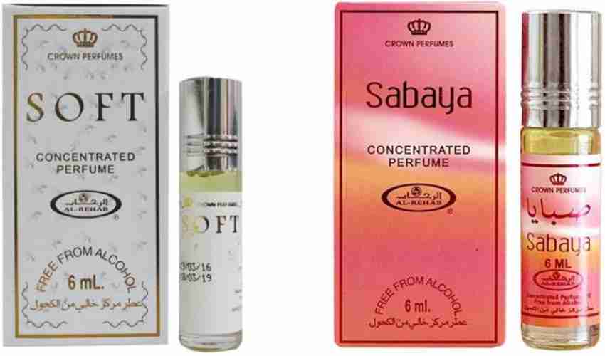 AL REHAB Soft Sabaya Attar Combo Pack Floral Attar Price in