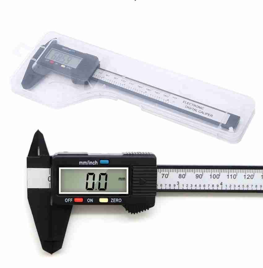 WeKonnect Electronic Digital Vernier Caliper with Inch and Millimeter  Conversion, Large 6 Inch LCD Screen, Auto On-Off Feature