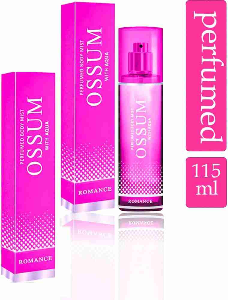 OSSUM ROMANCE PERFUME EACH 115ML Pack 2 Body Mist For Women