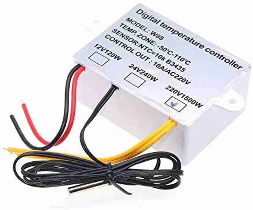 Digital temperature controller store for incubator
