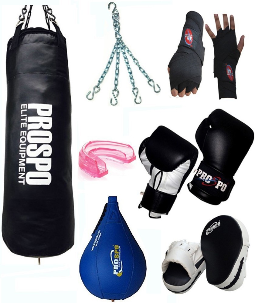 Punching Bag Gloves 900 Pro Boxing - Black/Silver - Decathlon