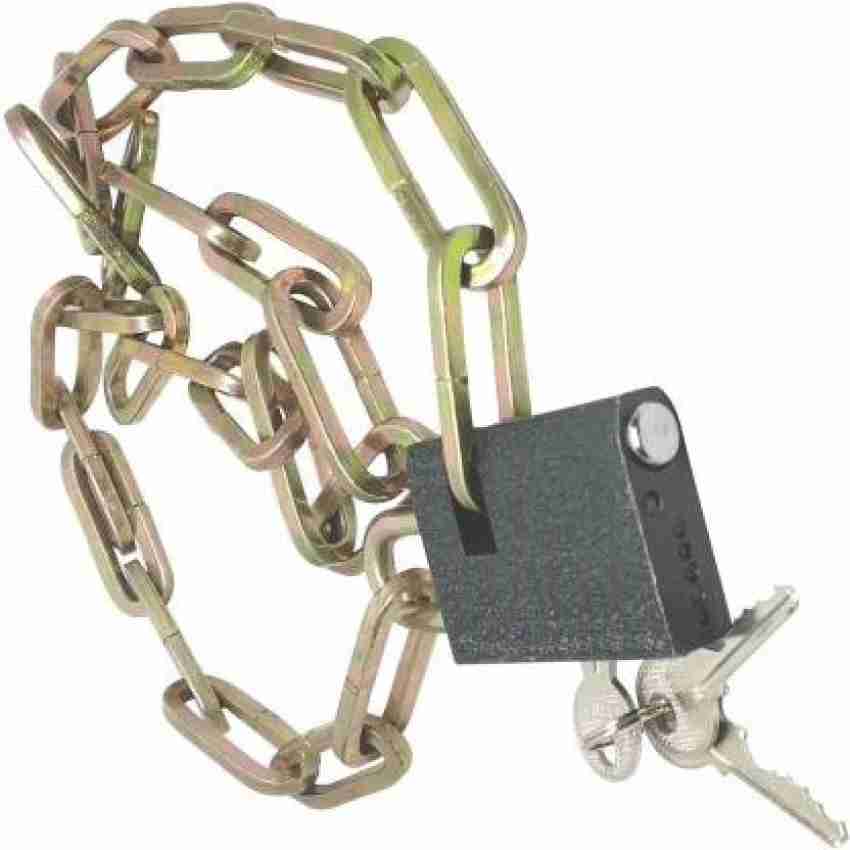 Buy Nexshop Heavy Metal Chain Plus One Lock Travel Luggage Safety Luggage Security Bike Chain Lock Online at Best Prices in India Sports Fitness Flipkart