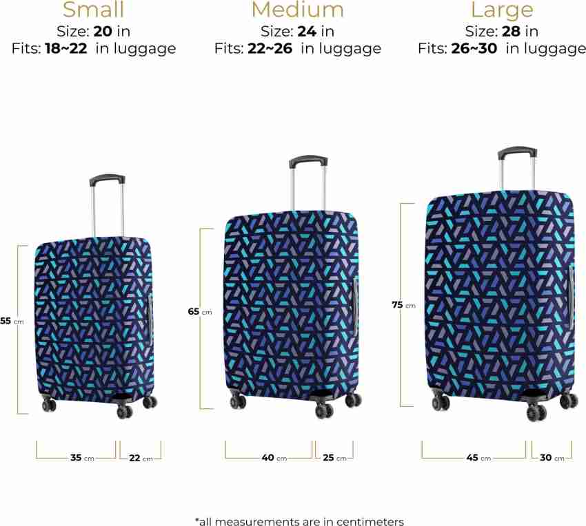 Nasher Miles Polyester 55 cm (20 Inch) Small Protective Luggage