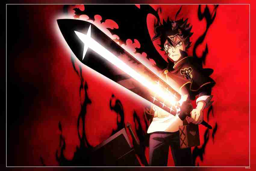 Black Clover Asta Anime Hd Matte Finish Poster Paper Print - Animation &  Cartoons posters in India - Buy art, film, design, movie, music, nature and  educational paintings/wallpapers at