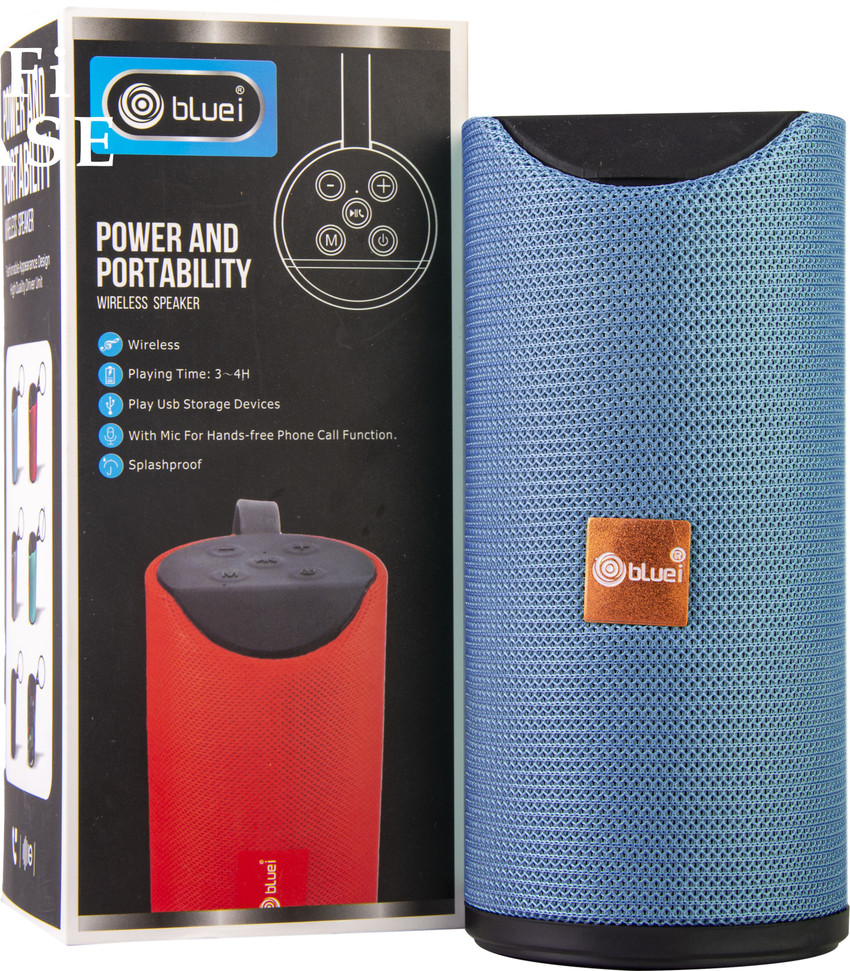 Portable speaker shop with storage