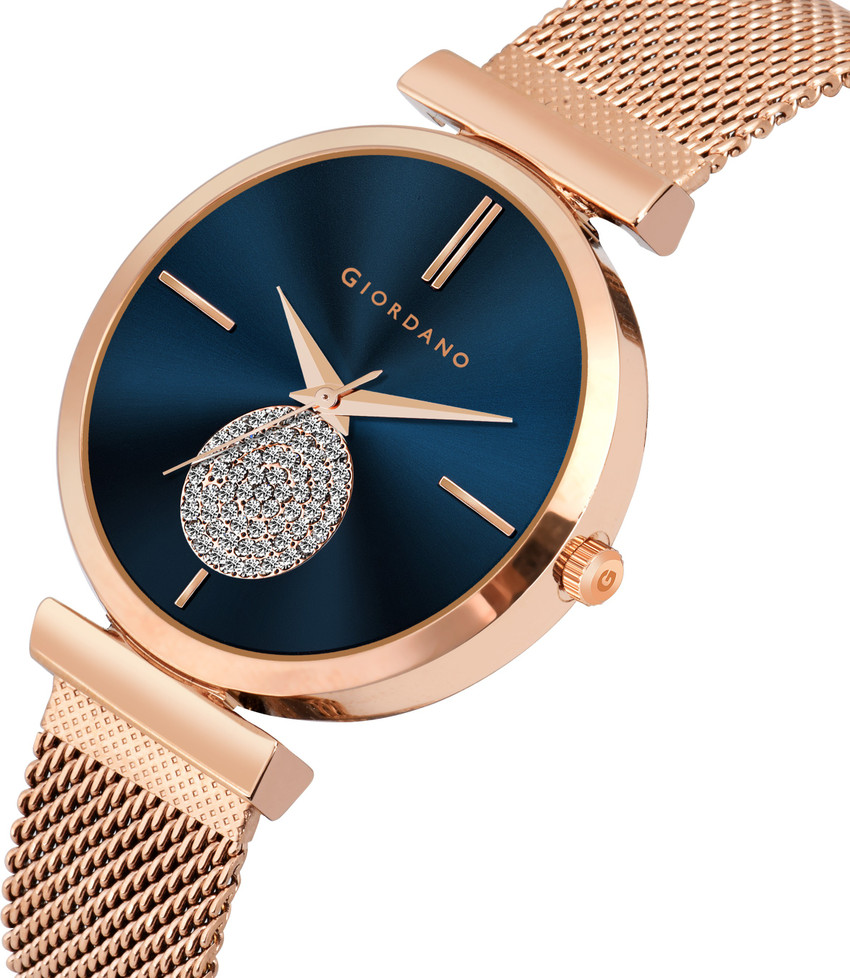 Giordano analog blue store dial women's watch