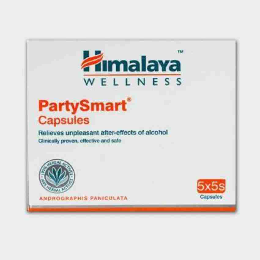 HIMALAYA PARTY SMART CAPSULES 5 X 5s (TWO BOX) (2 x 25 Capsules