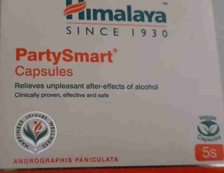 Himalaya PartySmart Capsules - Relieves Unpleasant Alcohol After