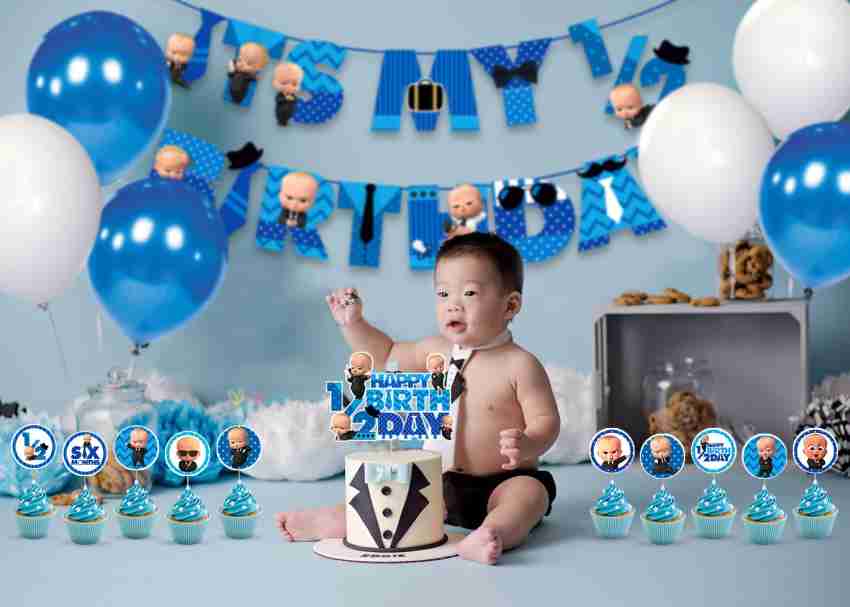 ZYOZI Boss Baby Half Birthday Cake Toppers,1/2 Birthday Boss Baby Party  Cake Topper Cake Topper Price in India - Buy ZYOZI Boss Baby Half Birthday  Cake Toppers,1/2 Birthday Boss Baby Party Cake Topper Cake Topper online at