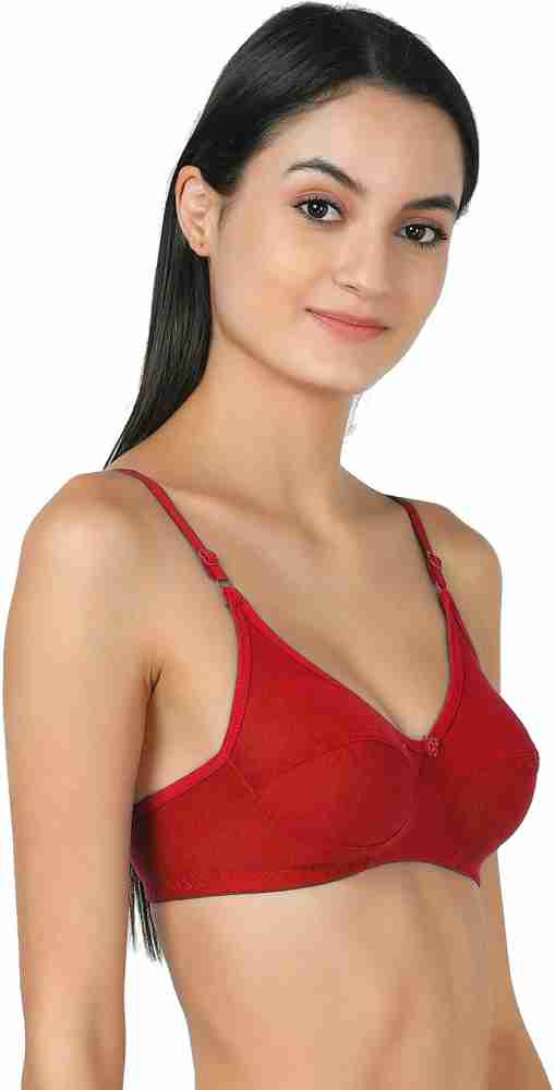 Buy NutexSangini Pack of 3 Non Padded Cotton Minimizer Bra - Multi Online  at Low Prices in India 