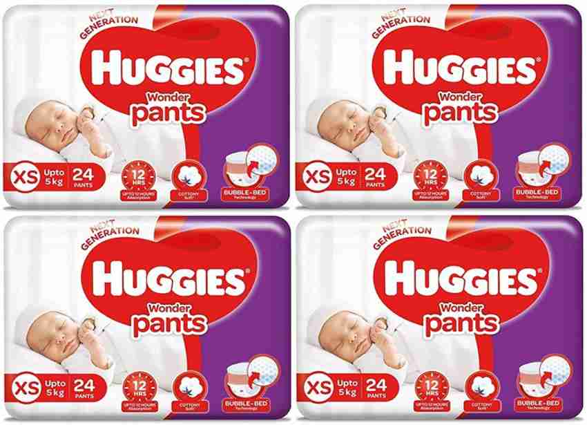 Huggies Wonder Pants Extra Small XS 24 Pack of 4 96 Pieces