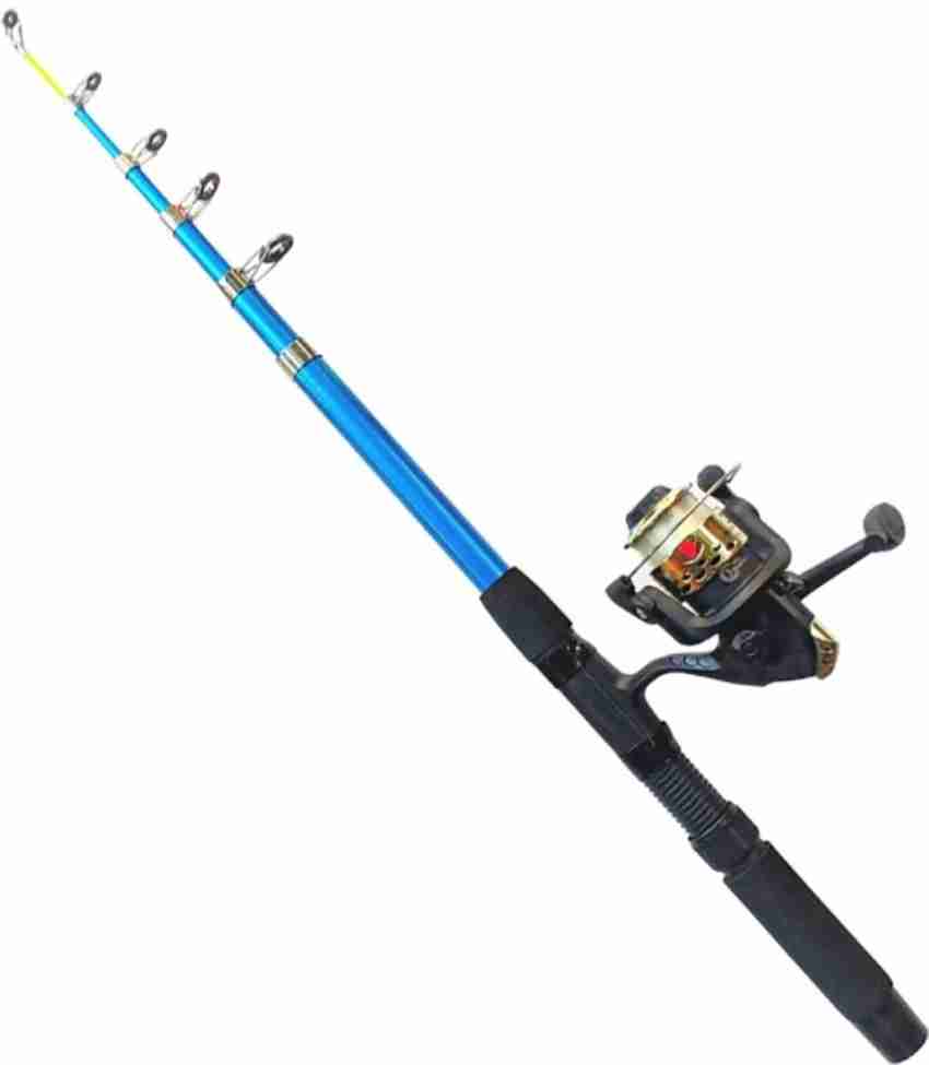 Bright Fishing rod 2.1 with wheel Bega 200 Multicolor Fishing Rod Price in  India - Buy Bright Fishing rod 2.1 with wheel Bega 200 Multicolor Fishing  Rod online at