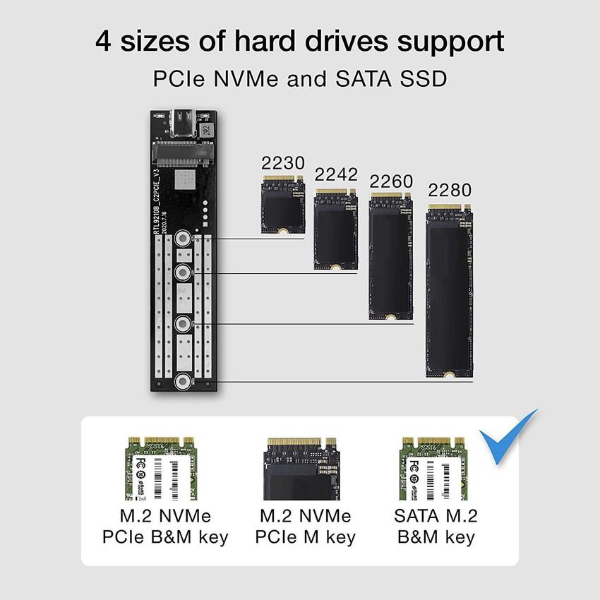 M2 to top usb adaptor