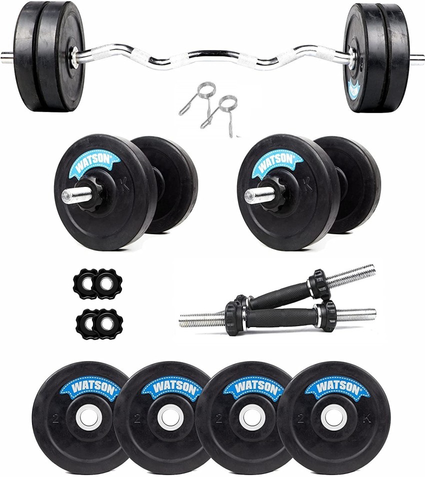 Watson 8 kg Home Gym equipments kit Weight 2kgx4 8kg Gym Rod