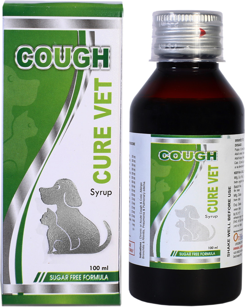 OriHeal Cough Cure Vet Drops For Dogs Pups Cats Pet Health