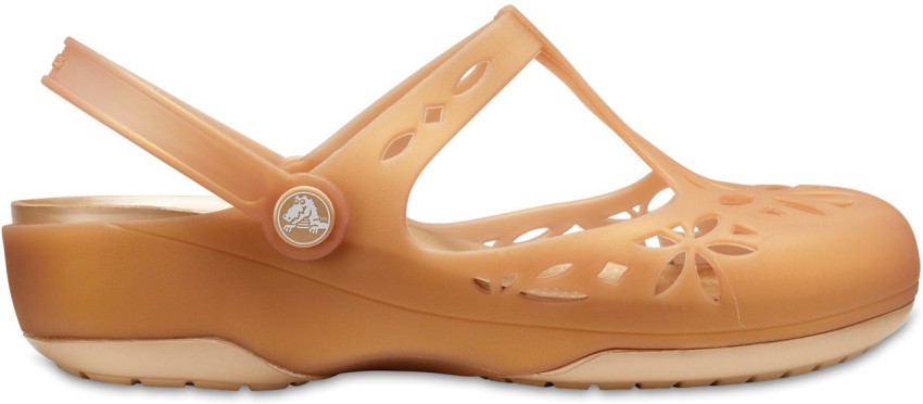 Metallic gold online crocs