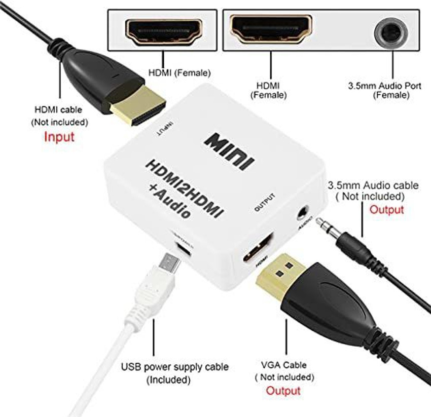 Hdmi a audio y discount video