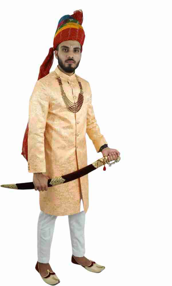 Royal Kunwar Self Design Sherwani Price in India Buy Royal