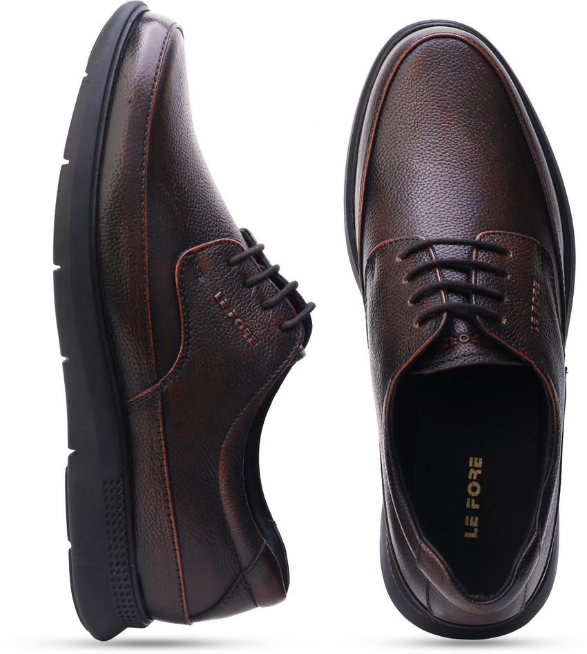 LEFORE ECOLITE Highest Grade Light Weight EVA Sole Extra Comfort Derby For Men Buy LEFORE ECOLITE Highest Grade Light Weight EVA Sole Extra Comfort Derby For Men Online at Best Price