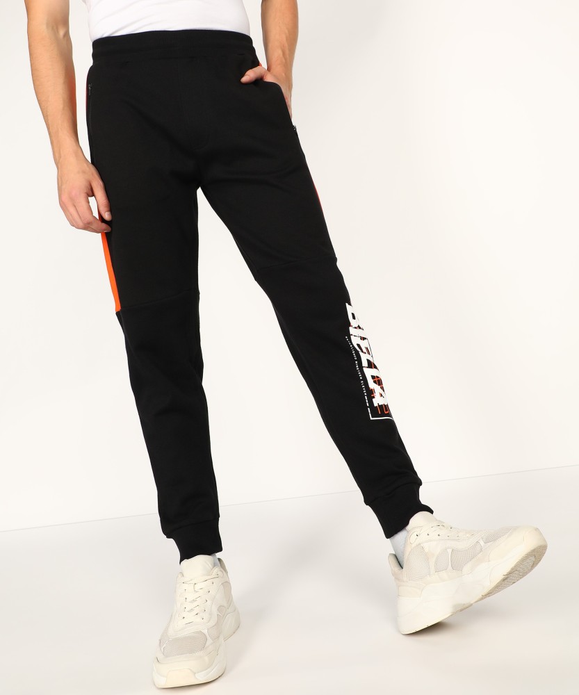 Buy Fila Black Regular Fit Logo Printed Track Pants for Womens Online   Tata CLiQ