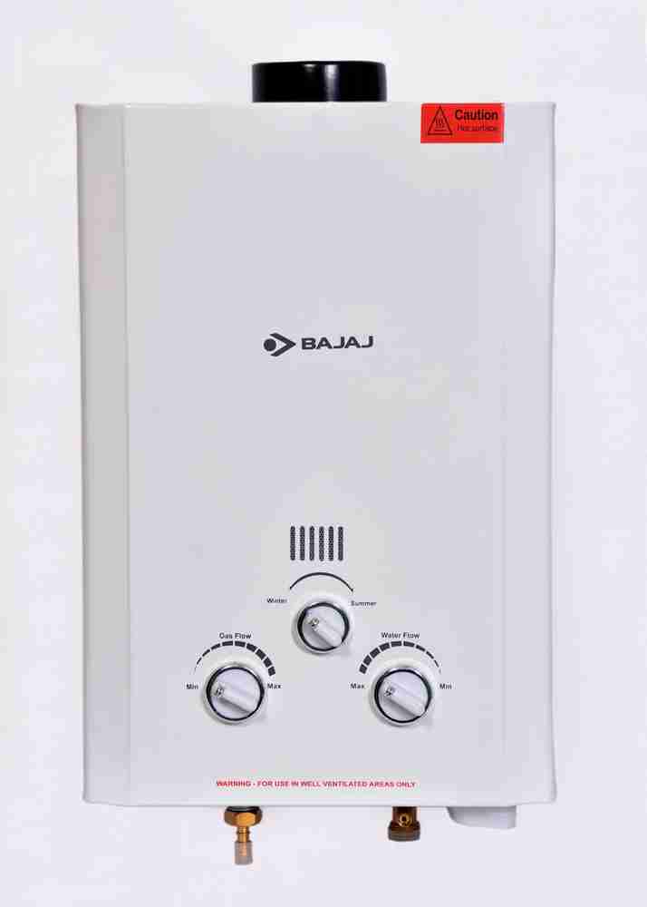 BAJAJ 6 L Gas Water Geyser (MAJESTY DUETTO, White) Price in India - Buy  BAJAJ 6 L Gas Water Geyser (MAJESTY DUETTO, White) online at Flipkart.com