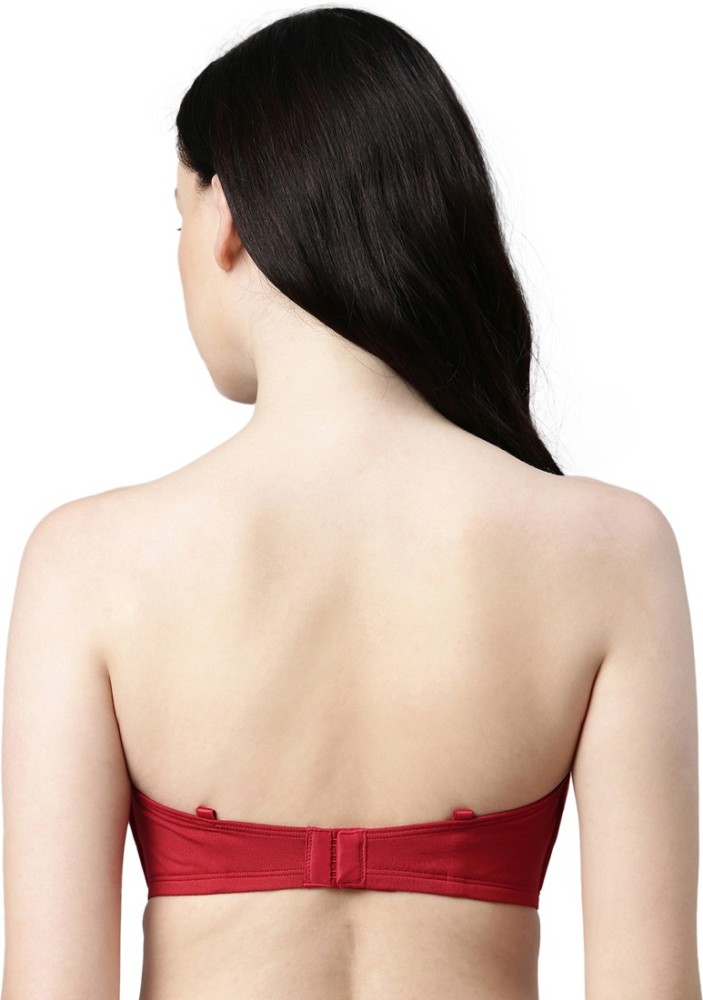 Enamor Wirefree A019 Perfect Shaping Cotton Strapless Women Bandeau/Tube  Non Padded Bra - Buy Enamor Wirefree A019 Perfect Shaping Cotton Strapless  Women Bandeau/Tube Non Padded Bra Online at Best Prices in India