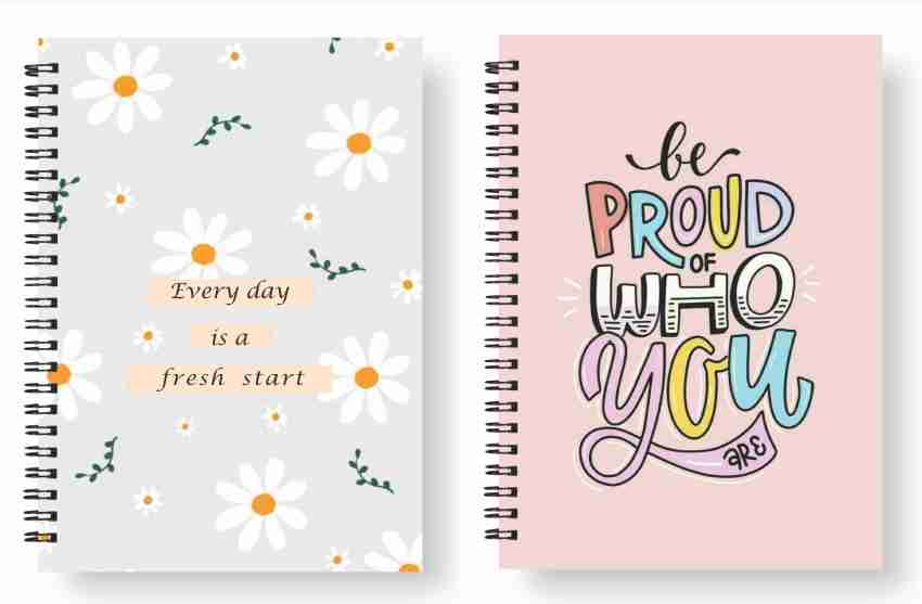 A5 Notebook/notepad (2 Pack) Lined A5 Notebook With Premium Paper