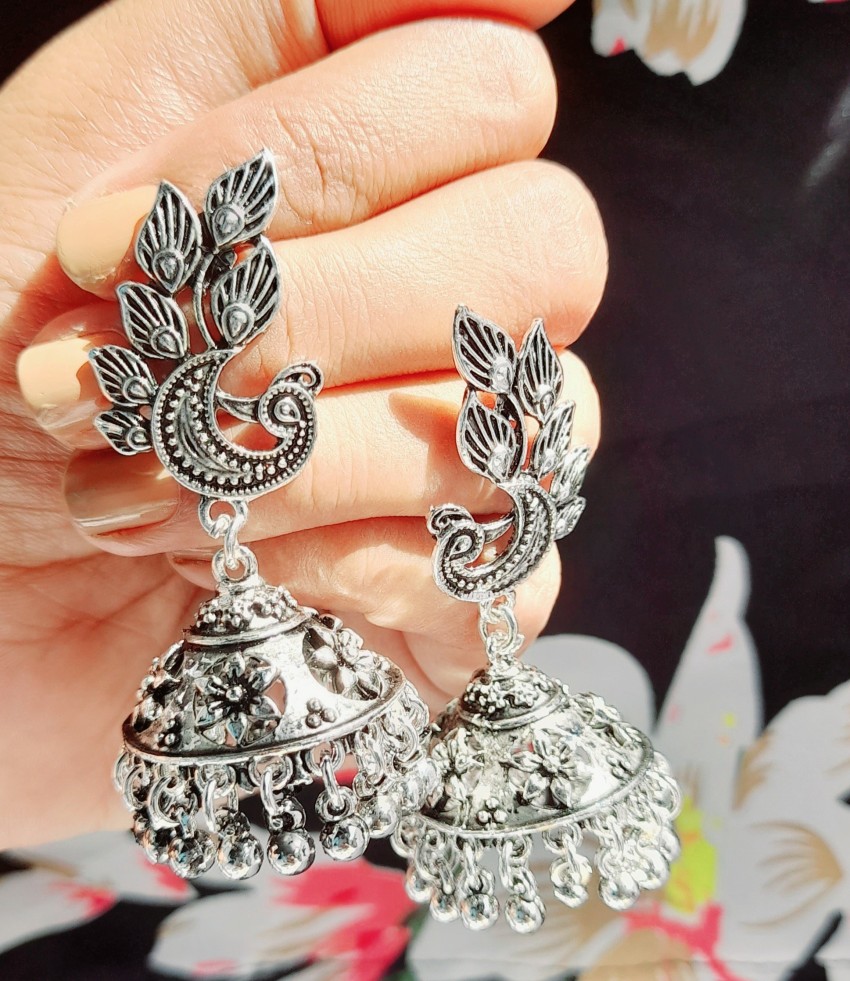 Metal shop earrings flipkart