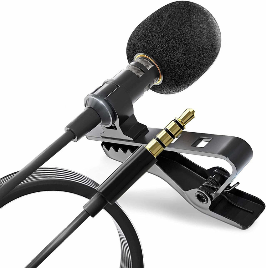 FRONY 3.5mm Collar Mic for Mobile Video Recording Digital Noise