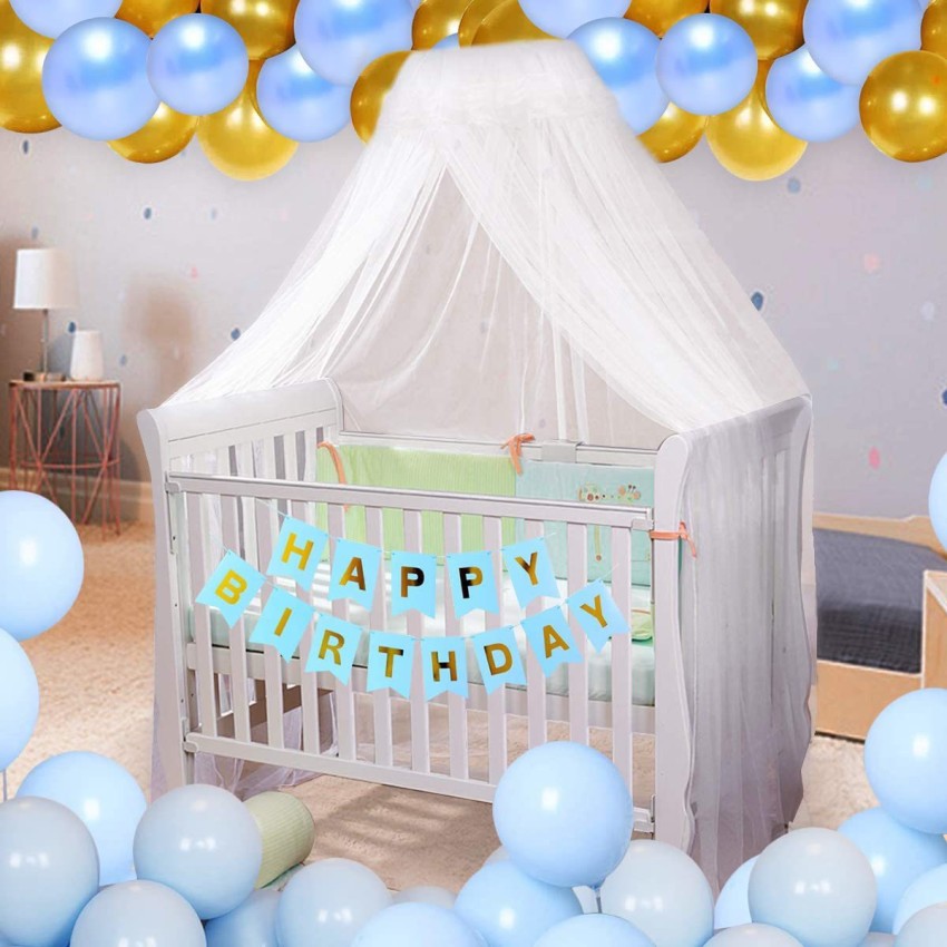 Party Propz Birthday Decoration Net / White Net For Decoration