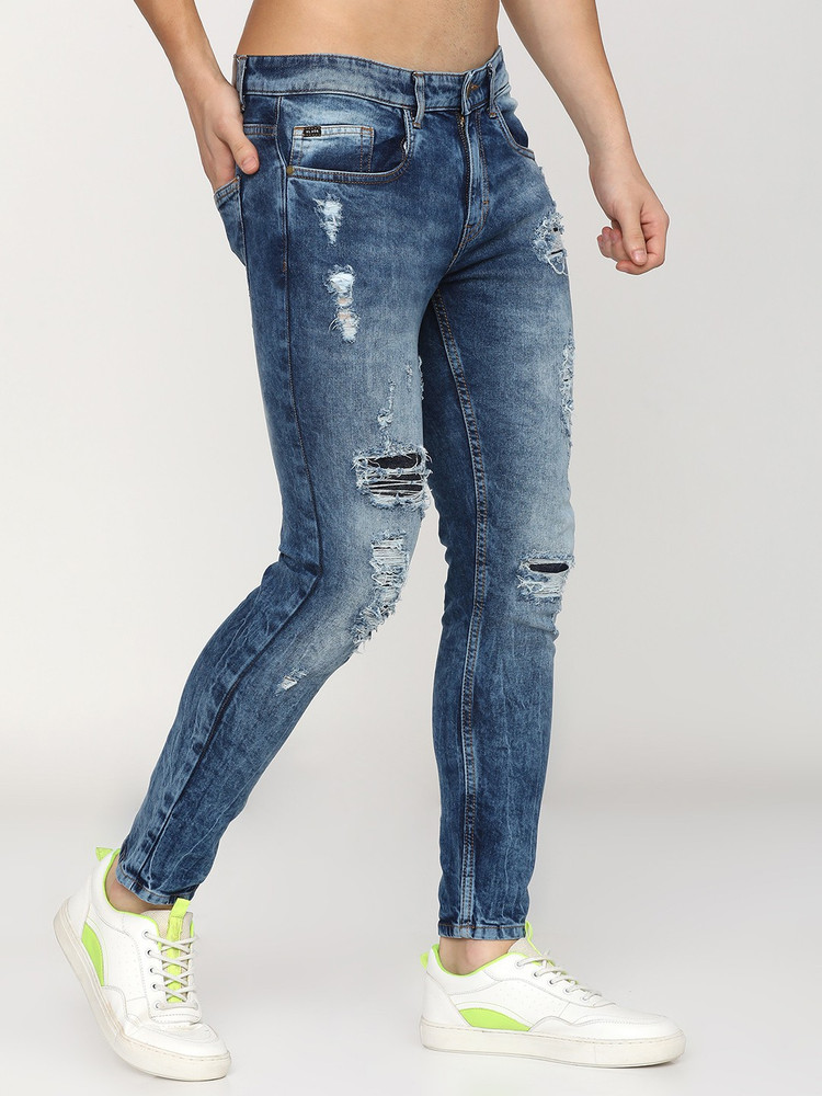 HIGHLANDER Tapered Fit Men Blue Jeans Buy HIGHLANDER Tapered Fit