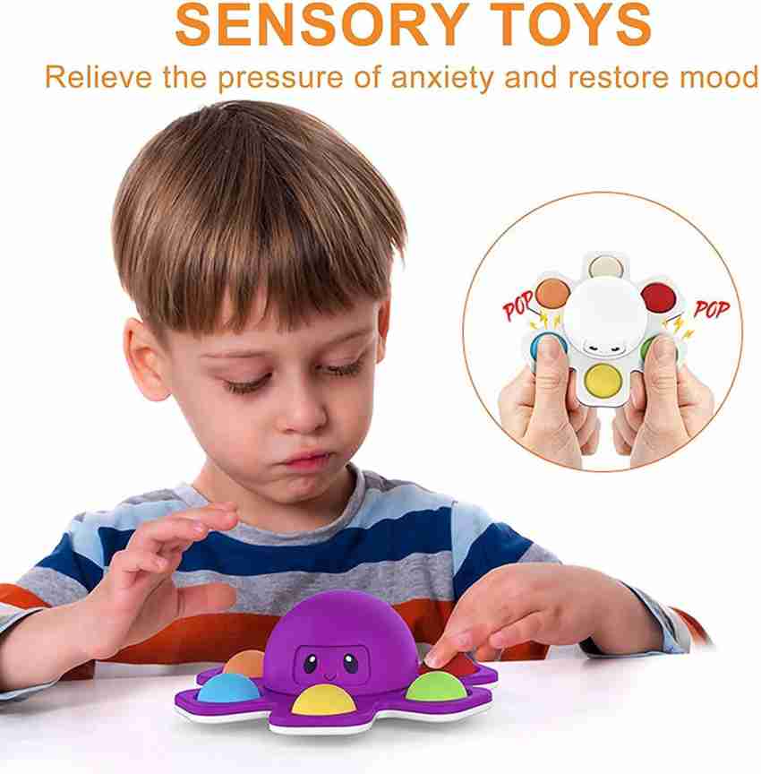 Octopus Simple Dimple Fidget Toy Popping Fidget Stress Relief Toys