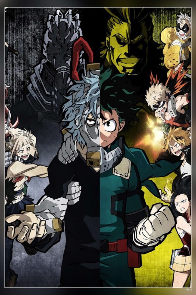 Japanese Anime My Hero Academia Poster Pictures Comics Wall Art