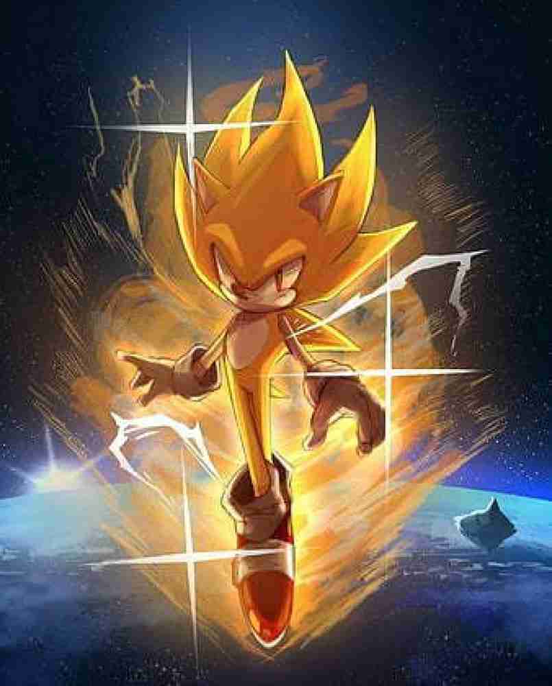 Super Sonic Dope Sonic Sonic Matte Finish Poster Paper Print - Animation &  Cartoons posters in India - Buy art, film, design, movie, music, nature and  educational paintings/wallpapers at Flipkart.com