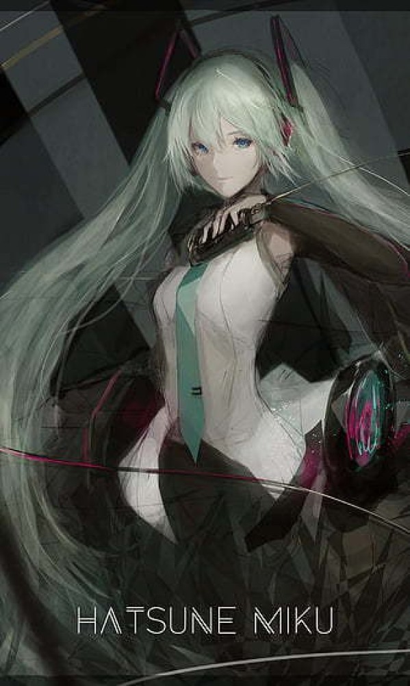 Hatsune Miku Vocaloid Anime Girls Fan Art Matte Finish Poster