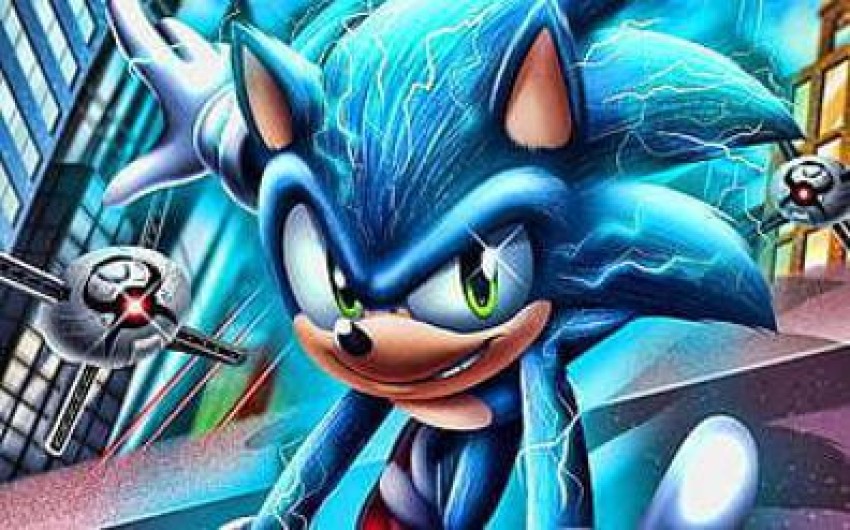 Sonic the Hedgehog 2020 Movie Poster - Official Art