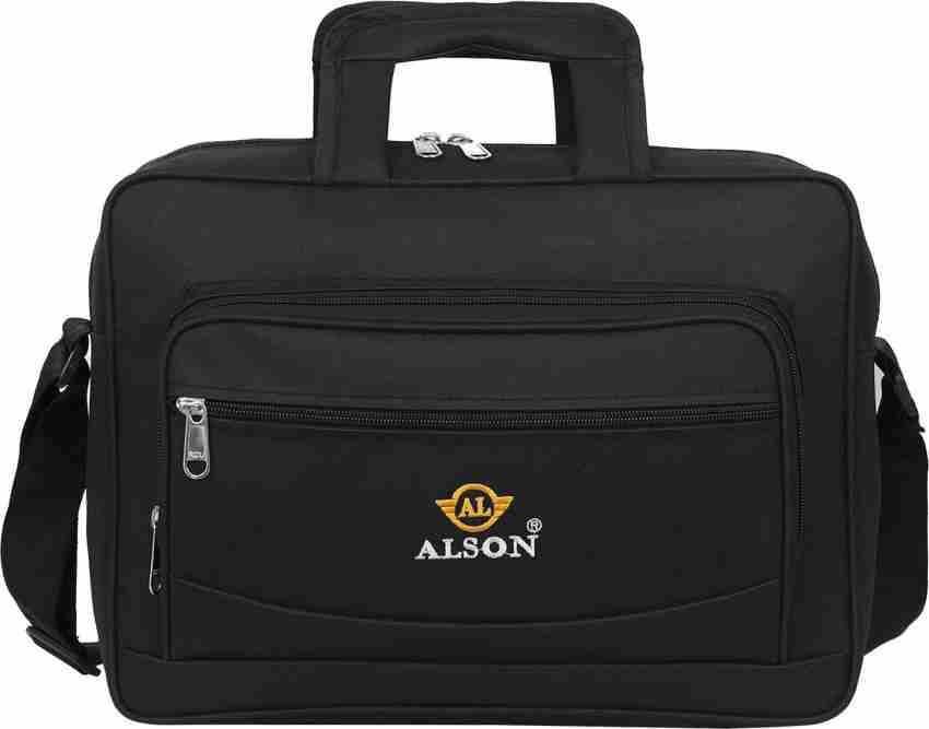 Buy Alson Duffle Luggage Men Women Black Messenger Bag Black