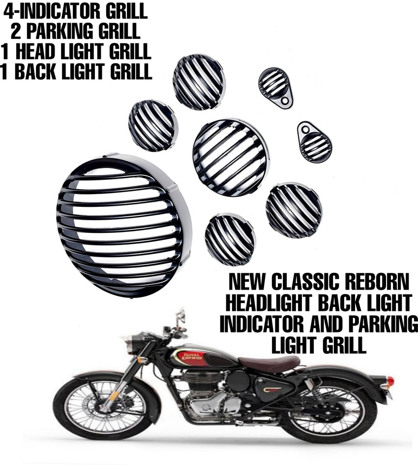 Royal enfield classic 350 headlight grill price sale
