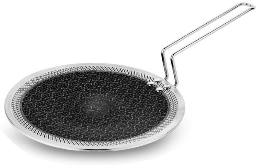 Stahl Triply Stainless Steel Non Stick Tawa, Tri Ply Roti Tawa, Stainless  Steel Scratch Resistant Roti Tawa With Induction Base