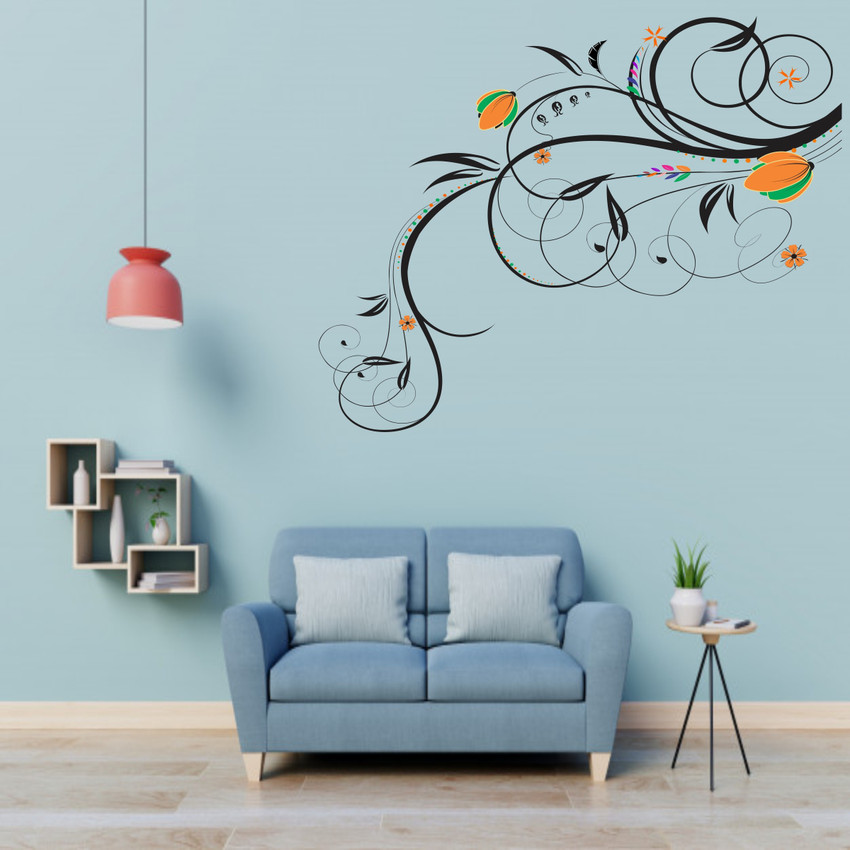 Artistic wall store decals