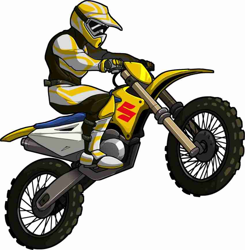 Dirt Bike 6 - Motorcycle - Sticker