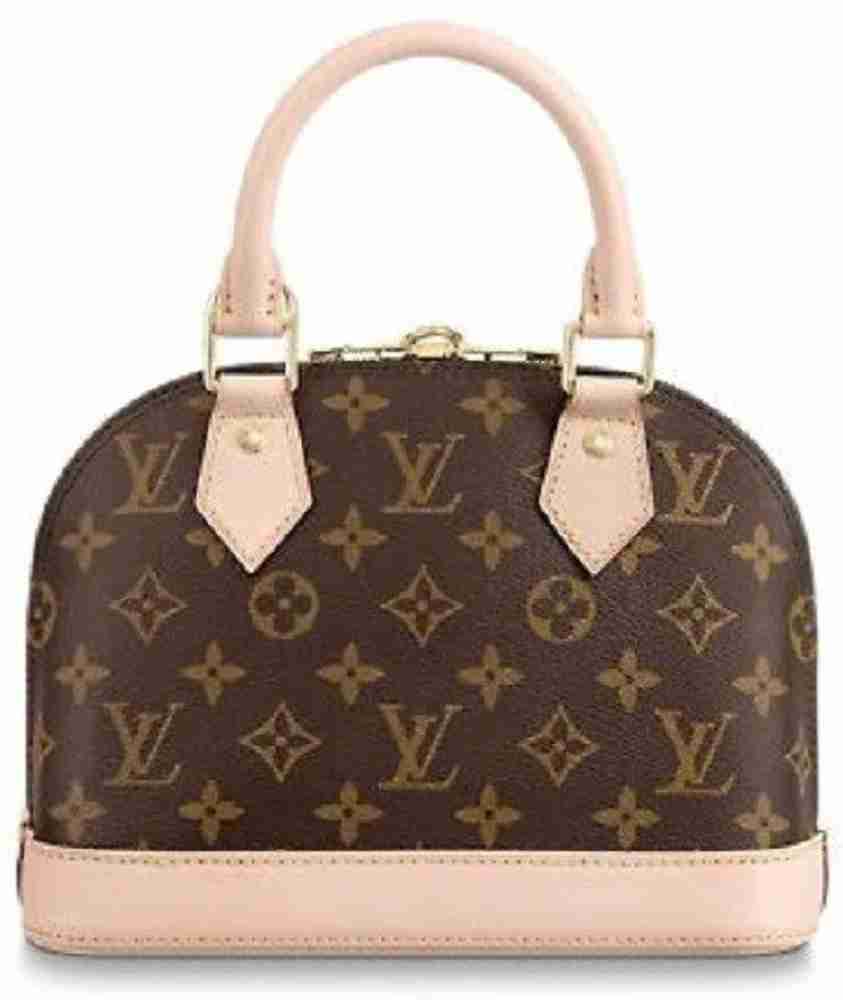Louis Vuitton Alma BB Monogram Canvas Satchel Bag