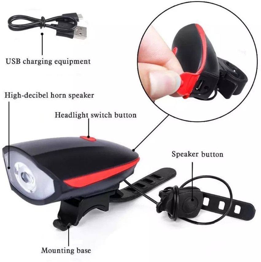 Cycle bell on sale and light