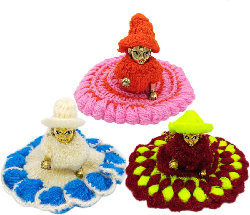 Buy Ecommall Laddu Gopal Woolen Dress 5 Size Winter Poshak