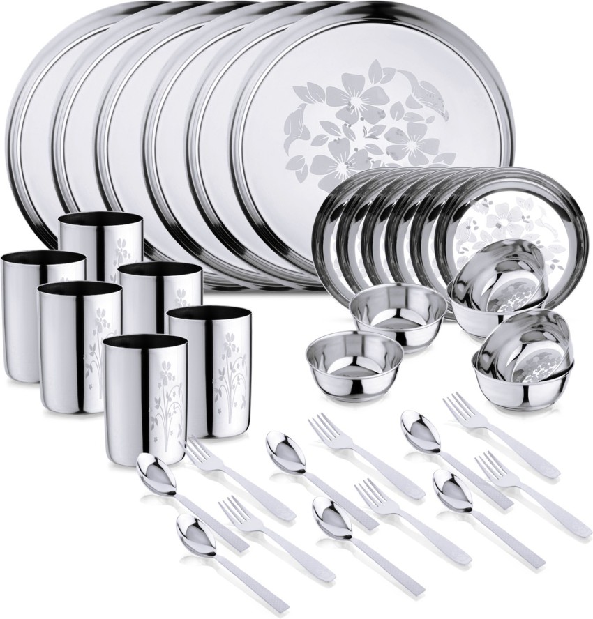 Stainless steel dish top set