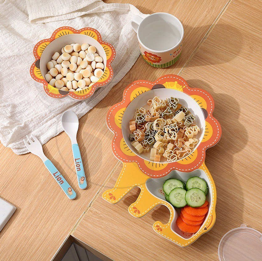Bamboo cheap childrens plate