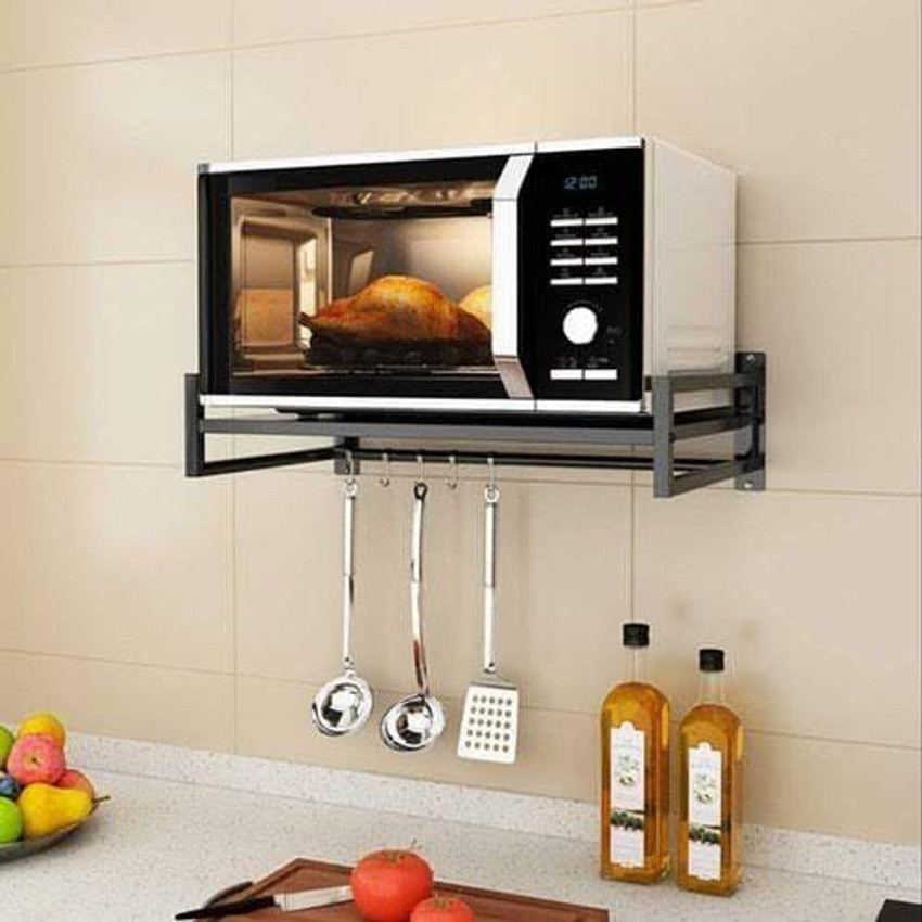 Wall mount stand for microwave shop oven