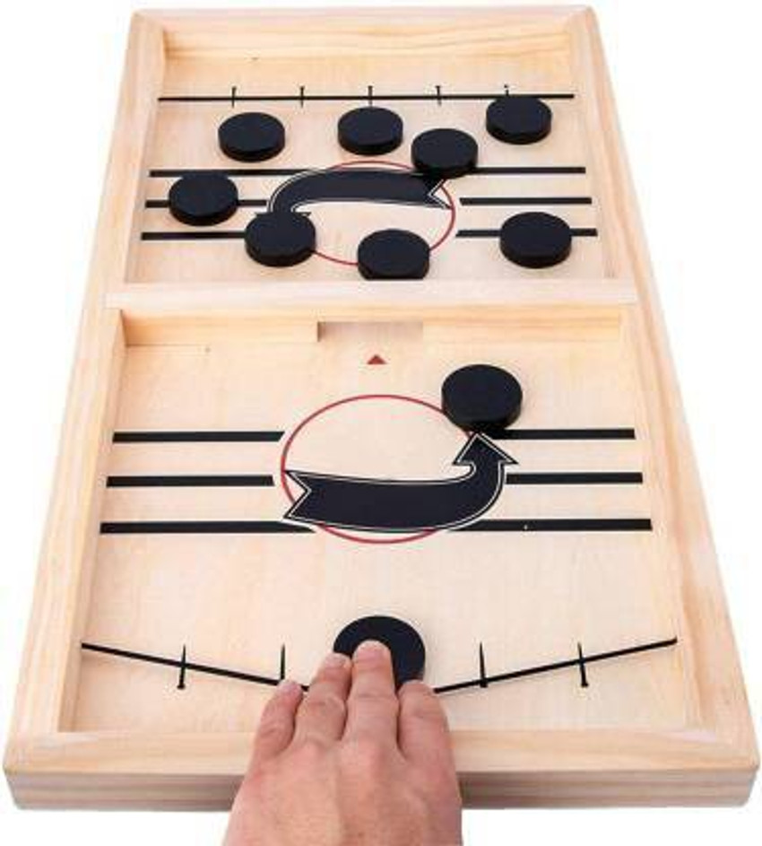 SKTOYZONE Fast Sling Puck Game Slingshot Games Toy Winner Board
