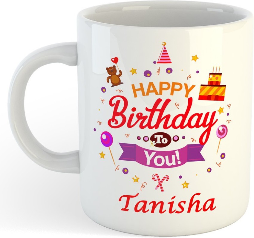New Bursting with Colors Happy Birthday Tanisha GIF and Video with Music —  Download on Funimada.com