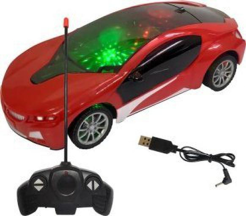 VS Enterprises Chargeable 3D Remote Control Lighting Famous Car